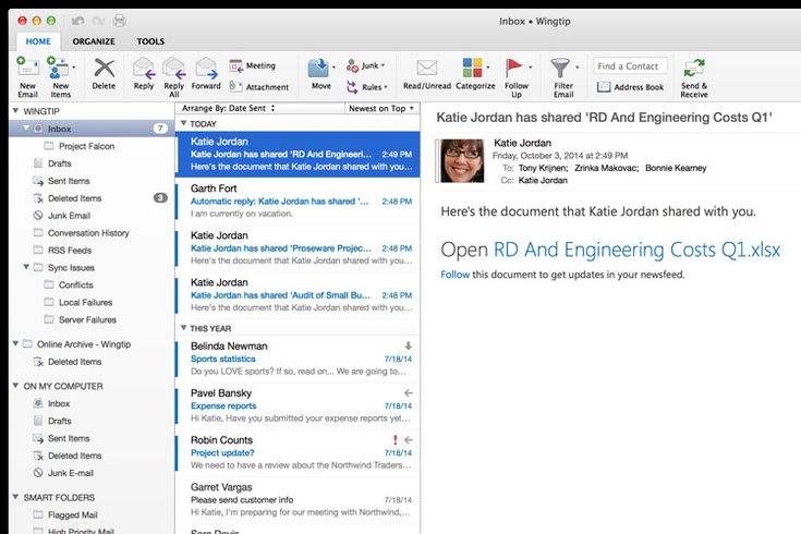 microsoft outlook for mac version 15.18